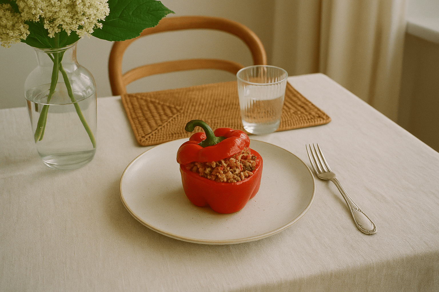 Gefüllte Paprika – mit Fleisch & in Veggie