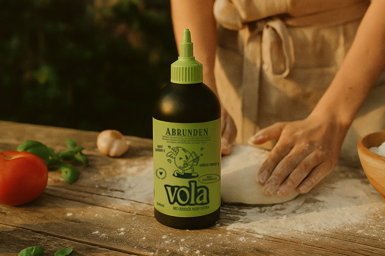 Was macht Olivenöl im Pizzateig?