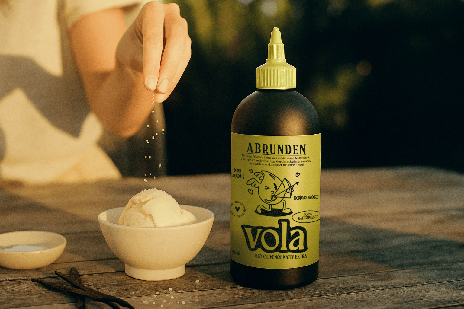 Eis + Olivenöl + Salz?!