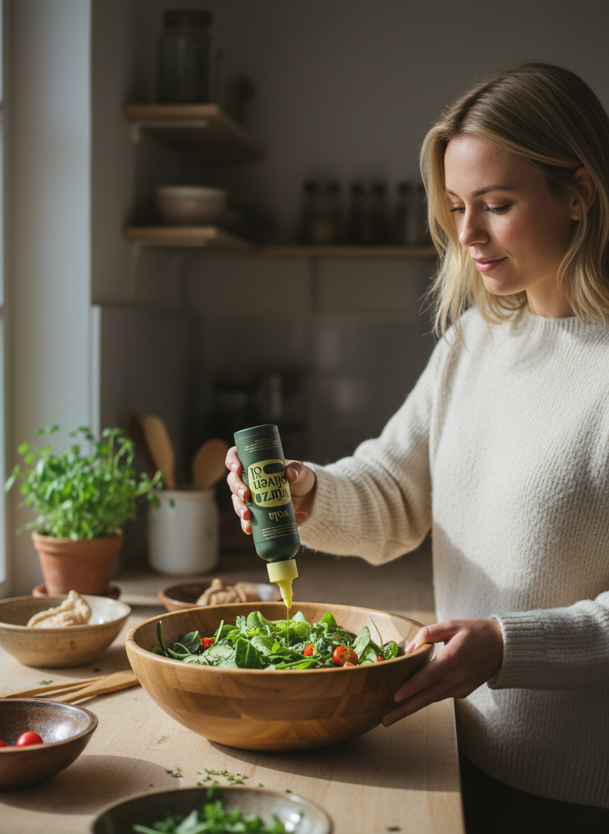 Salat mit Zitrusdressing