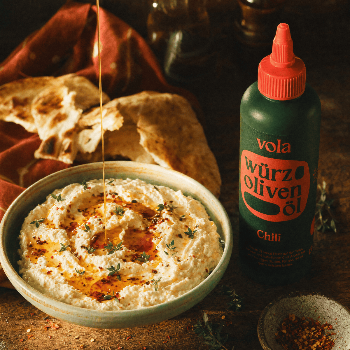 Whipped Feta mit Chiliöl & Honig: Der virale Dip in 10 Minuten Vola Food GmbH