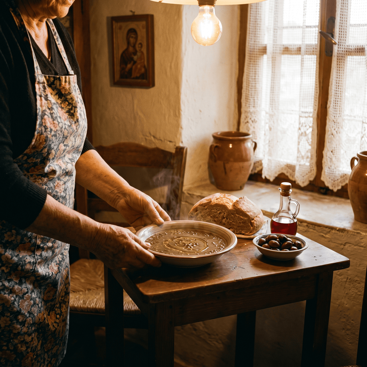 Griechische Linsensuppe (Fakes): Das Montags-Rezept ganz Griechenlands Vola Food GmbH
