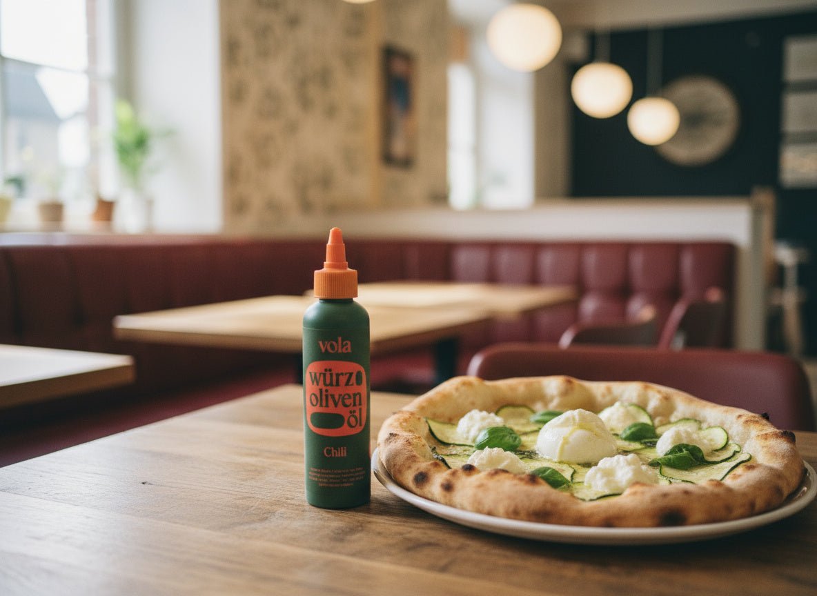 Pizza Bianca mit Chiliöl - Vola Food GmbH