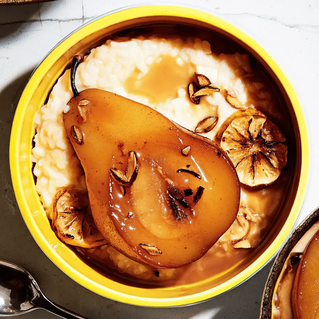 Warmer Zimt-Pudding mit Birne & Reis - Vola Food GmbH