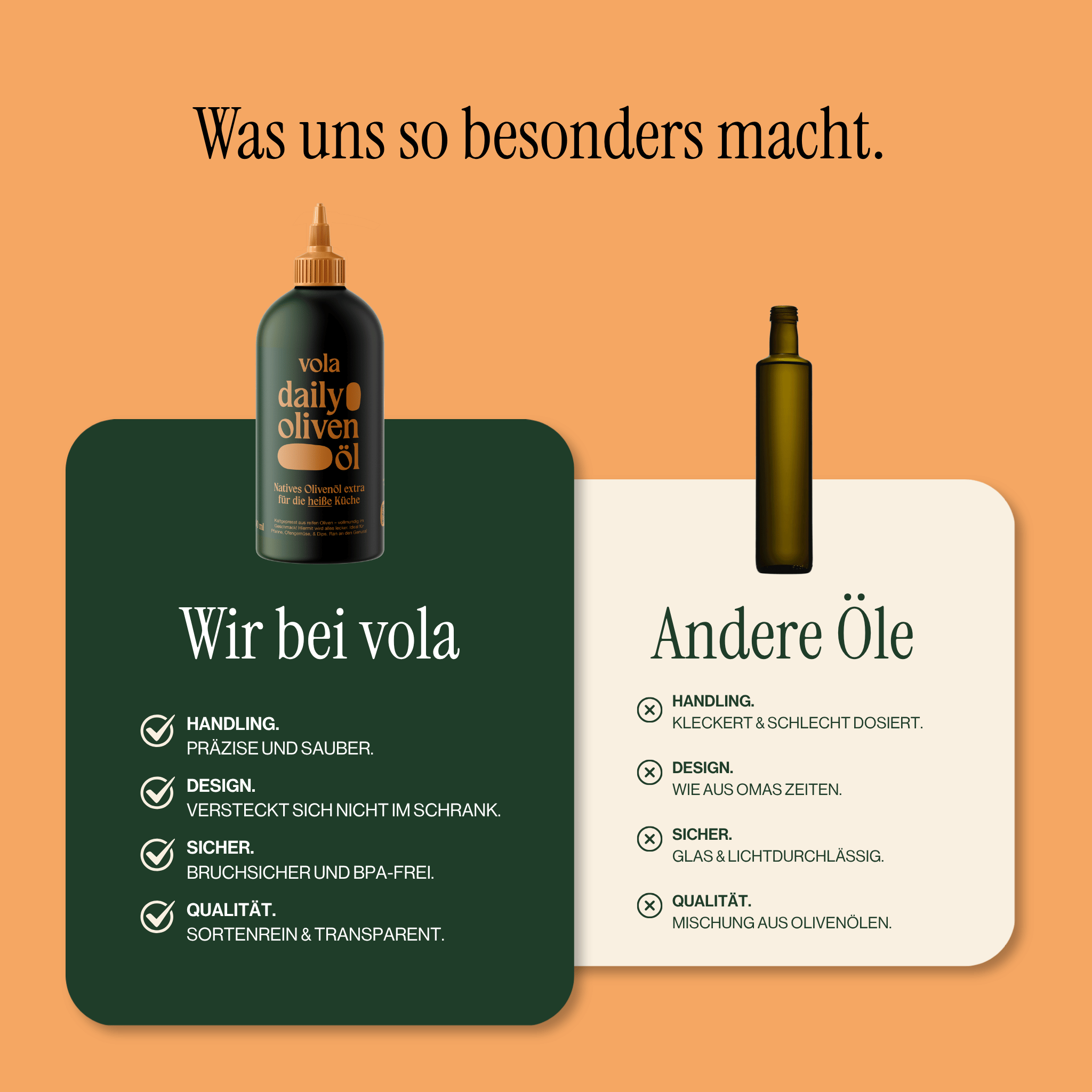 Daily Olivenöl | Der Allrounder für jeden Tag Vola Food GmbH - kaltgerpesstes Olivenöl
