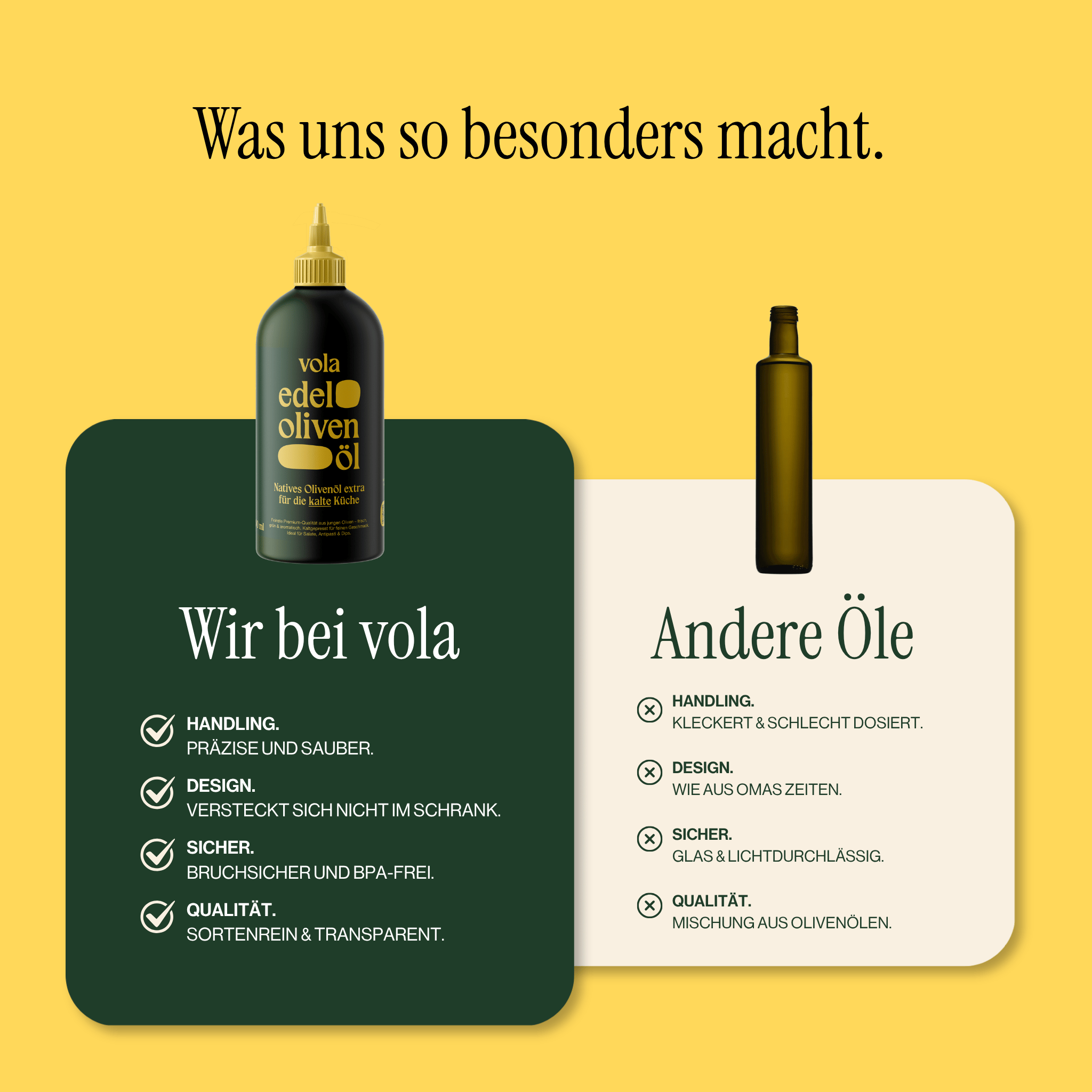 Edel Olivenöl | Premium Olivenöl für das perfekte Finish Vola Food GmbH - kaltgerpesstes Olivenöl