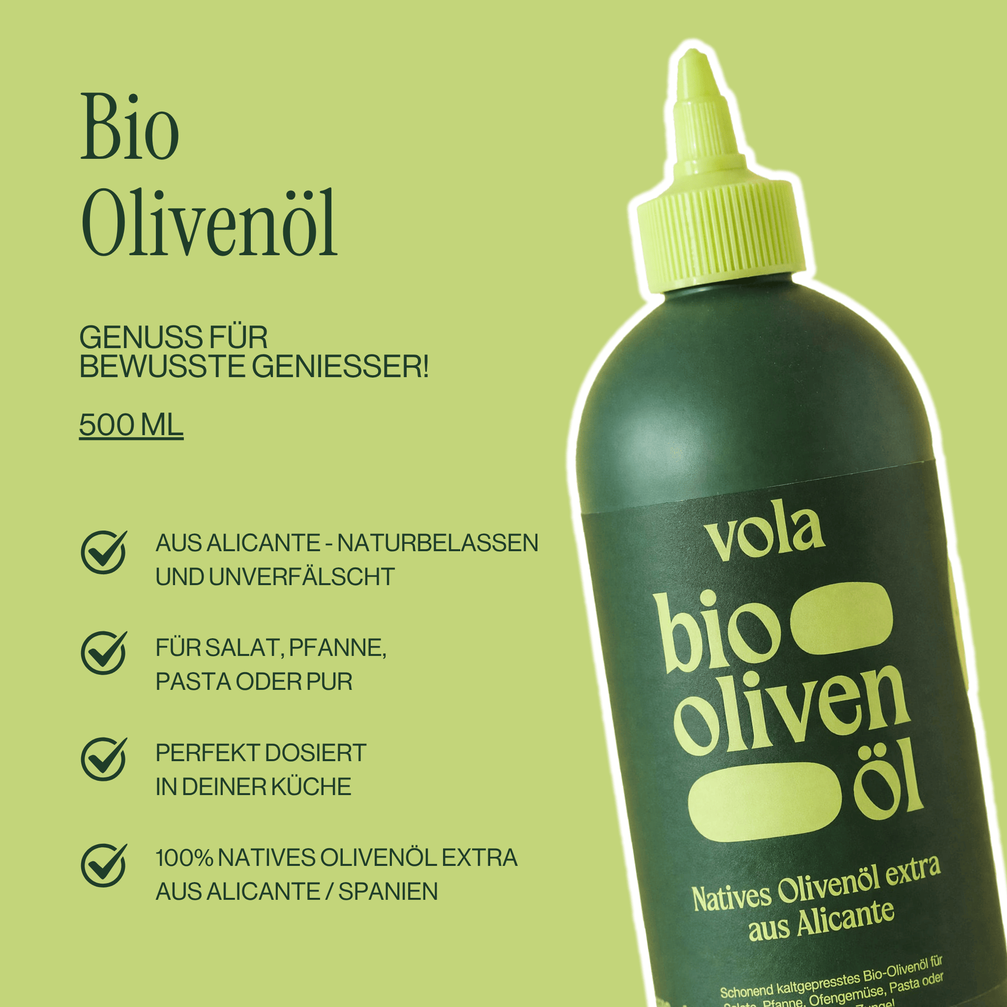 Bio Olivenöl | Natives Olivenöl extra aus Sparta Vola Food GmbH - kaltgerpesstes Olivenöl