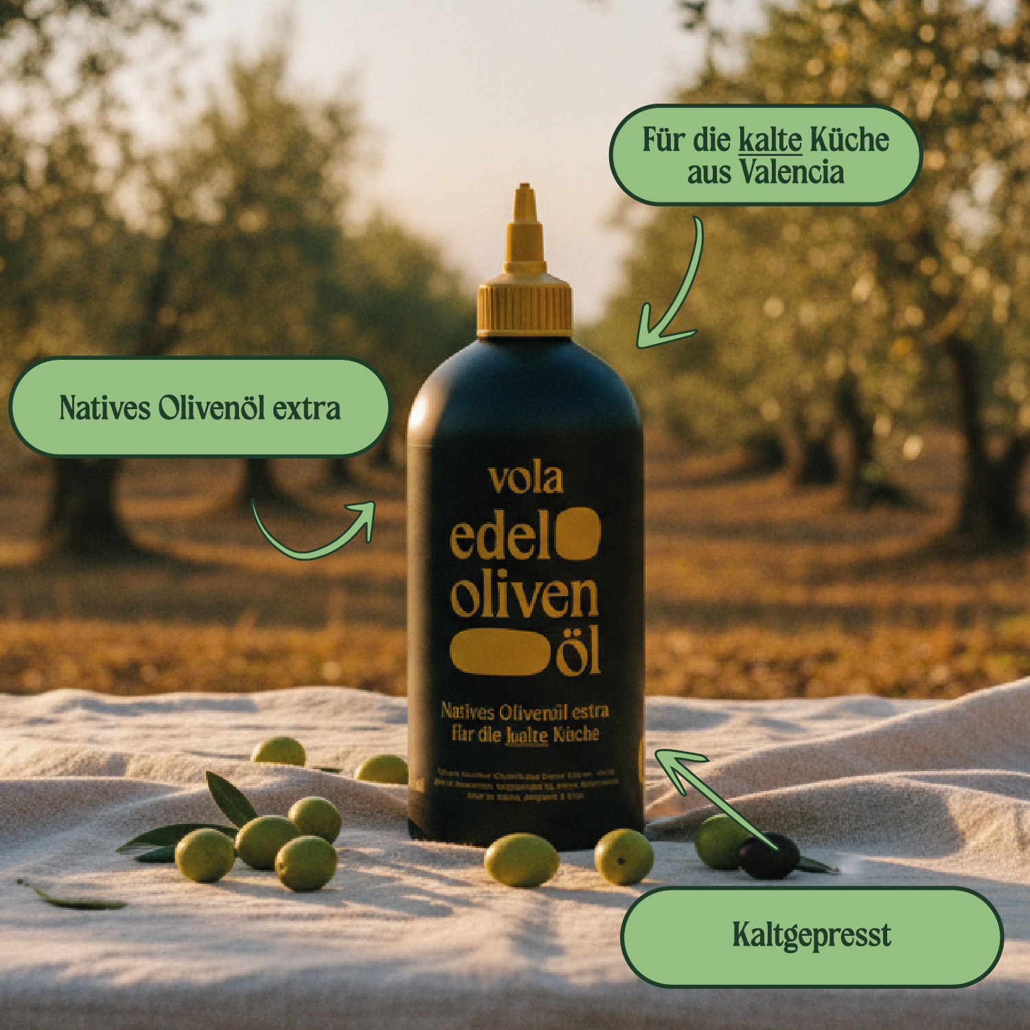 Gold des Südens: Unser elegantes Premium-Olivenöl.