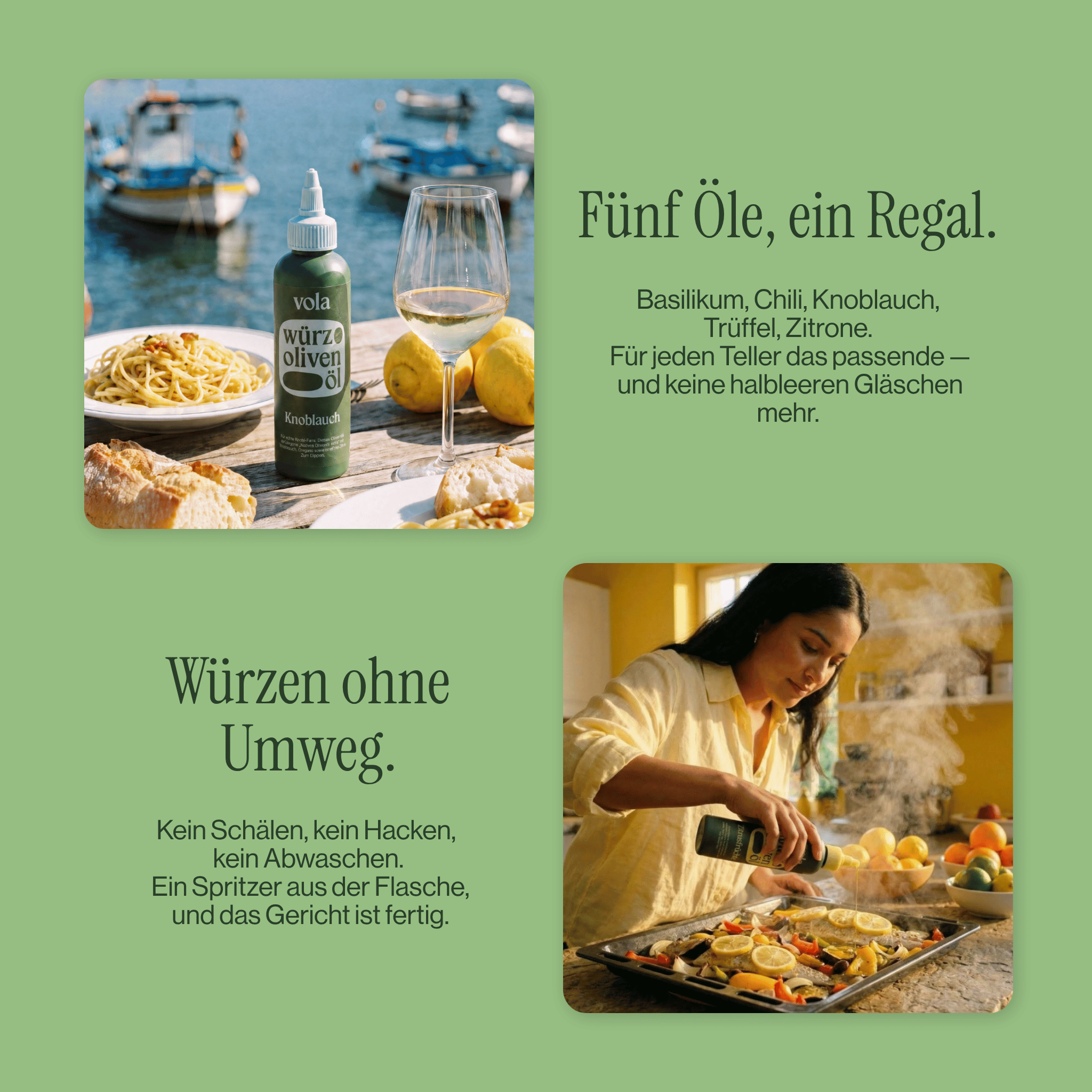 Würzöl Bundle (5er Set) | Die volle Ladung Geschmack Vola Food GmbH - kaltgerpesstes Olivenöl