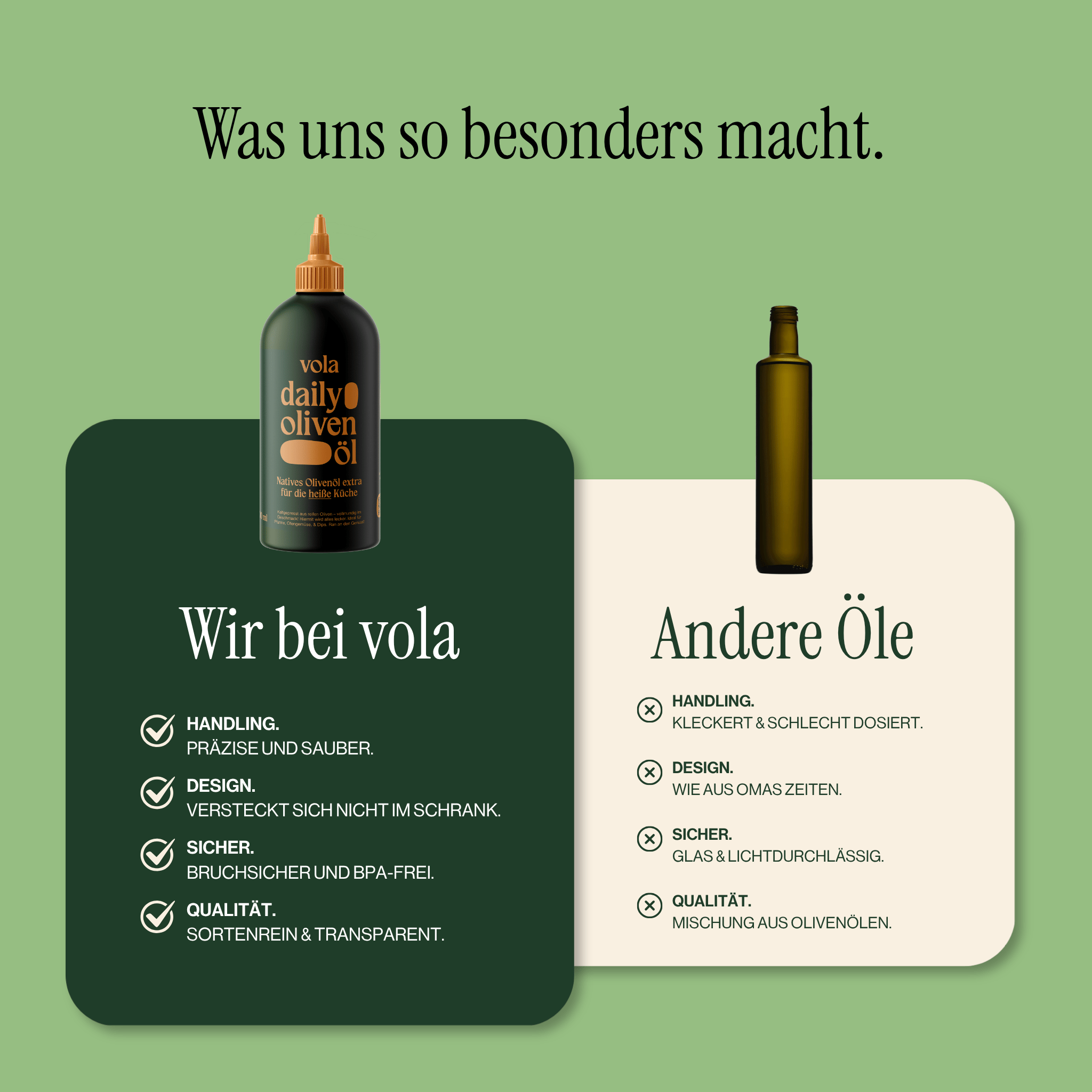 Heiß & Kalt Olivenöl Bundle | Daily & Edel Vola Food GmbH - kaltgerpesstes Olivenöl