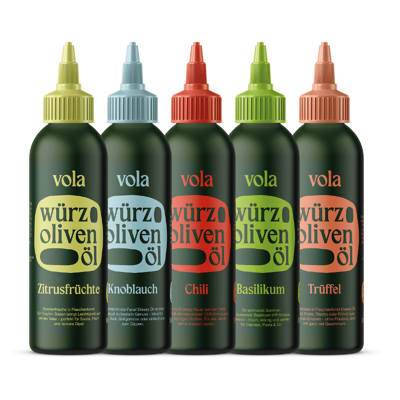 Alle guten Dinge sind fünf – das Vola Würzöl - Bundle - Vola Food GmbHVola Food GmbH