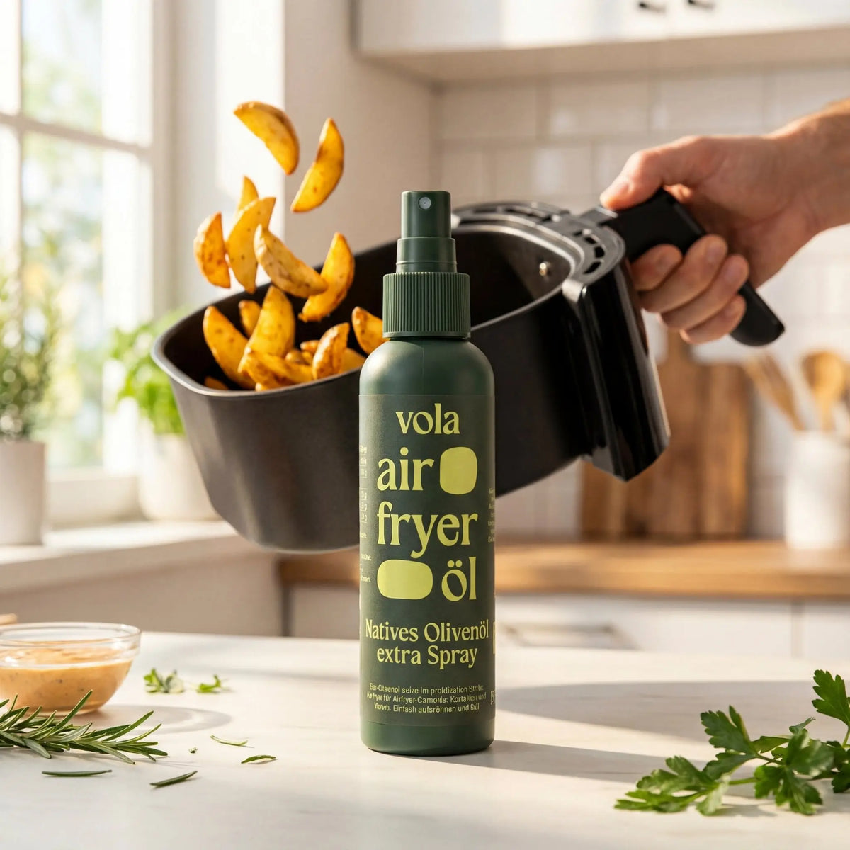 Crispy Baby! Unser Air Fryer Olivenöl. - Vola Food GmbHVola Food GmbH