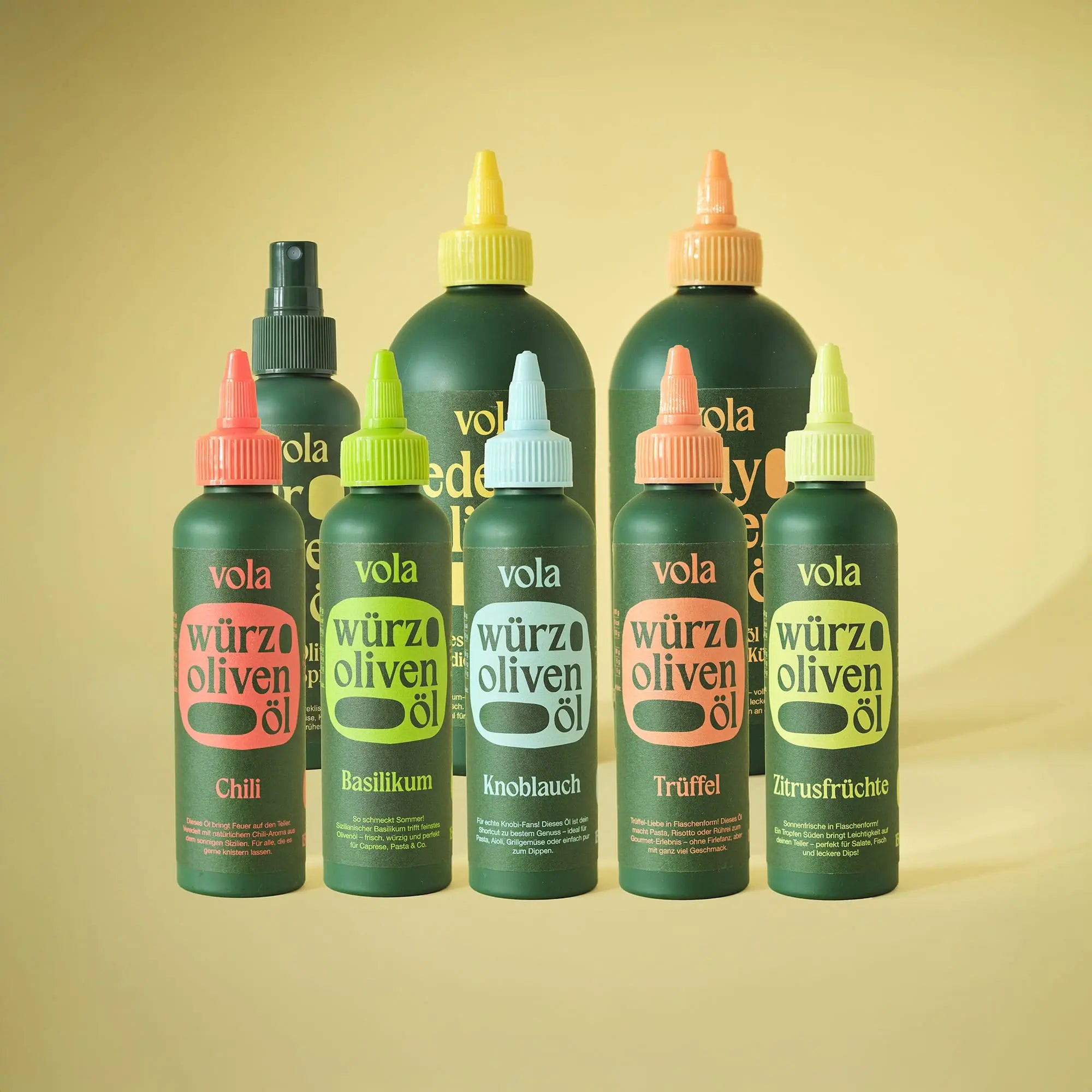 Kaltgepresste Würzöle und Olivenöle von Vola