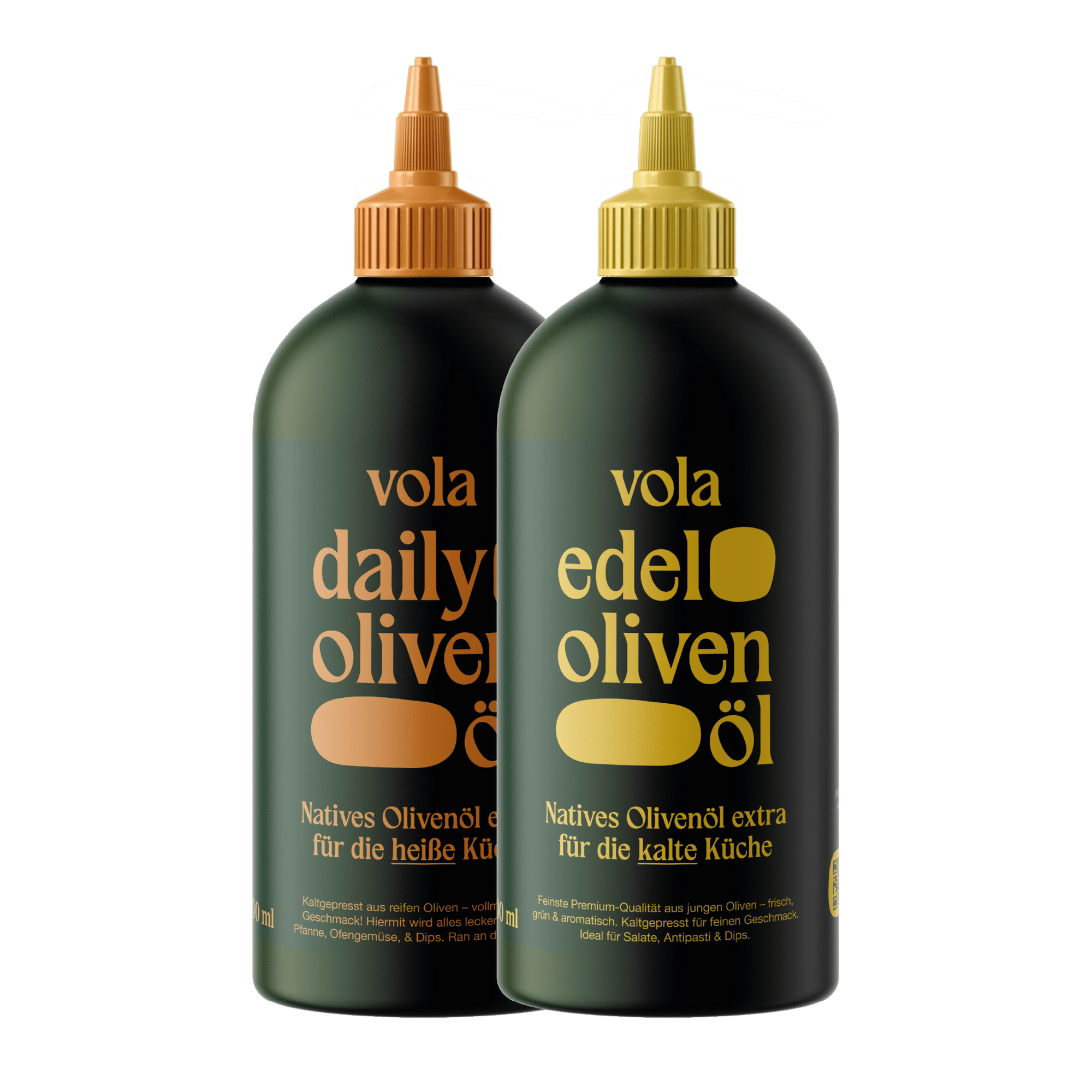 Heiß & Kalt: Unser Olivenöl - Duo für jede Gelegenheit. - Vola Food GmbHVola Food GmbH