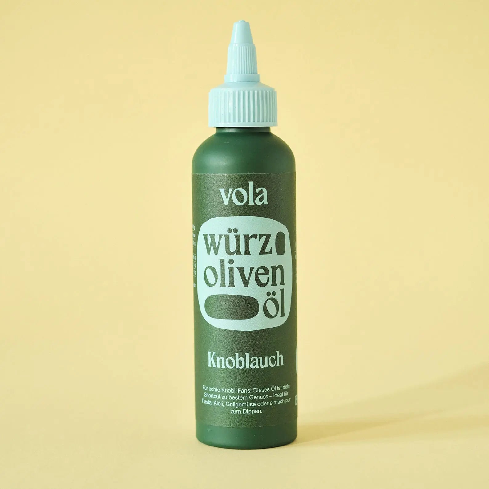 Vola Knoblauchöl – kaltgepresstes Olivenöl mit Knoblauch, 150ml