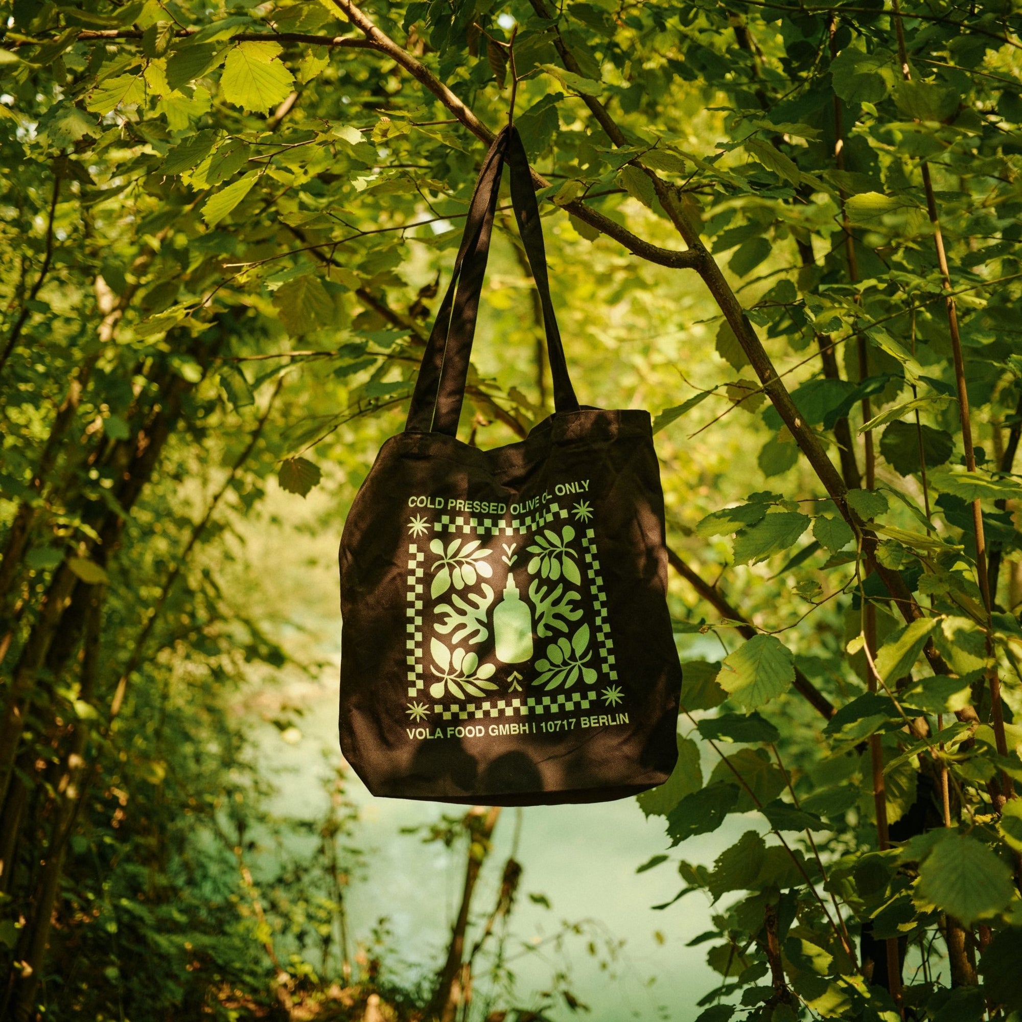 Tragetasche | Bio - Baumwolle Schwarz - Vola Food GmbHVola Food GmbH